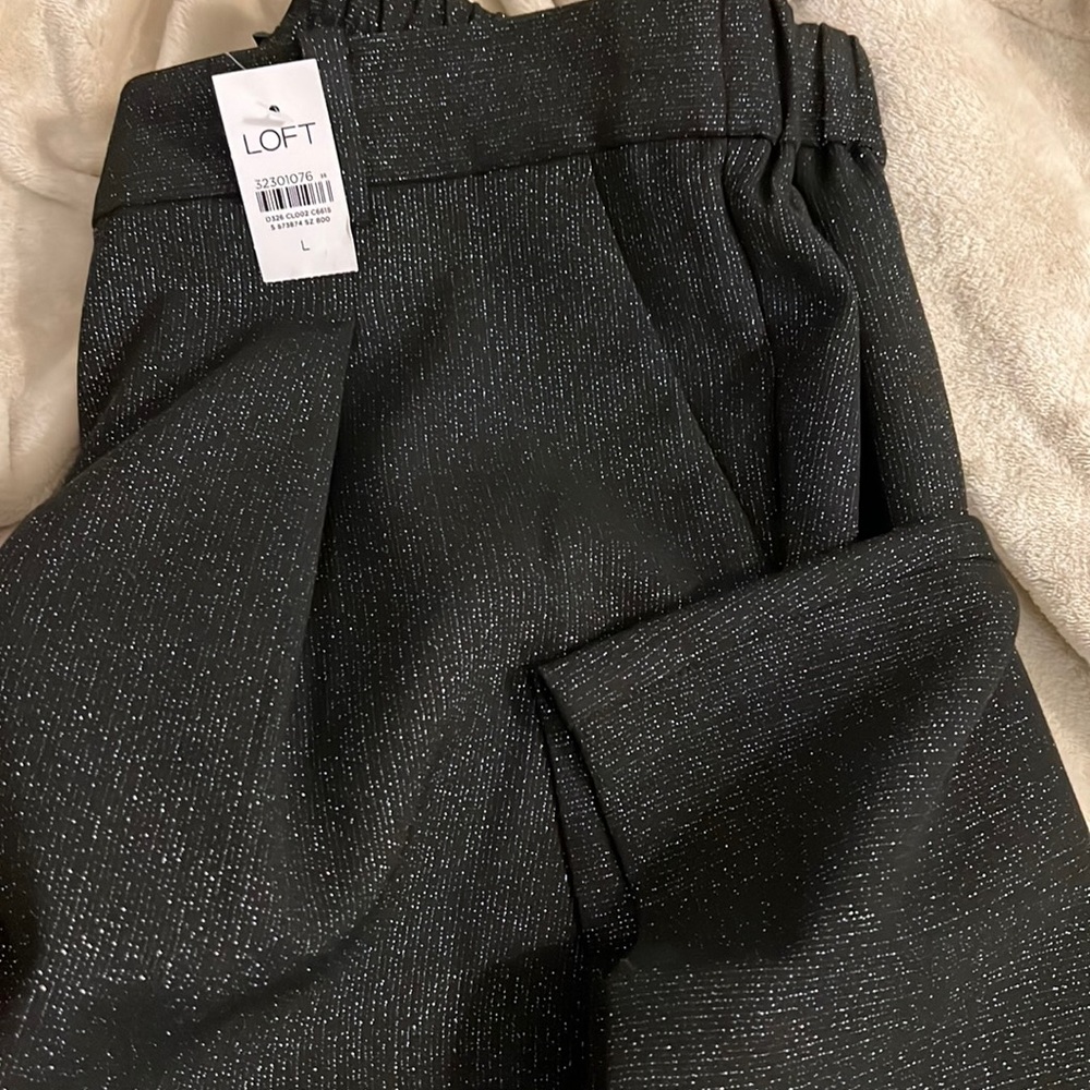 NWT black with silver pants